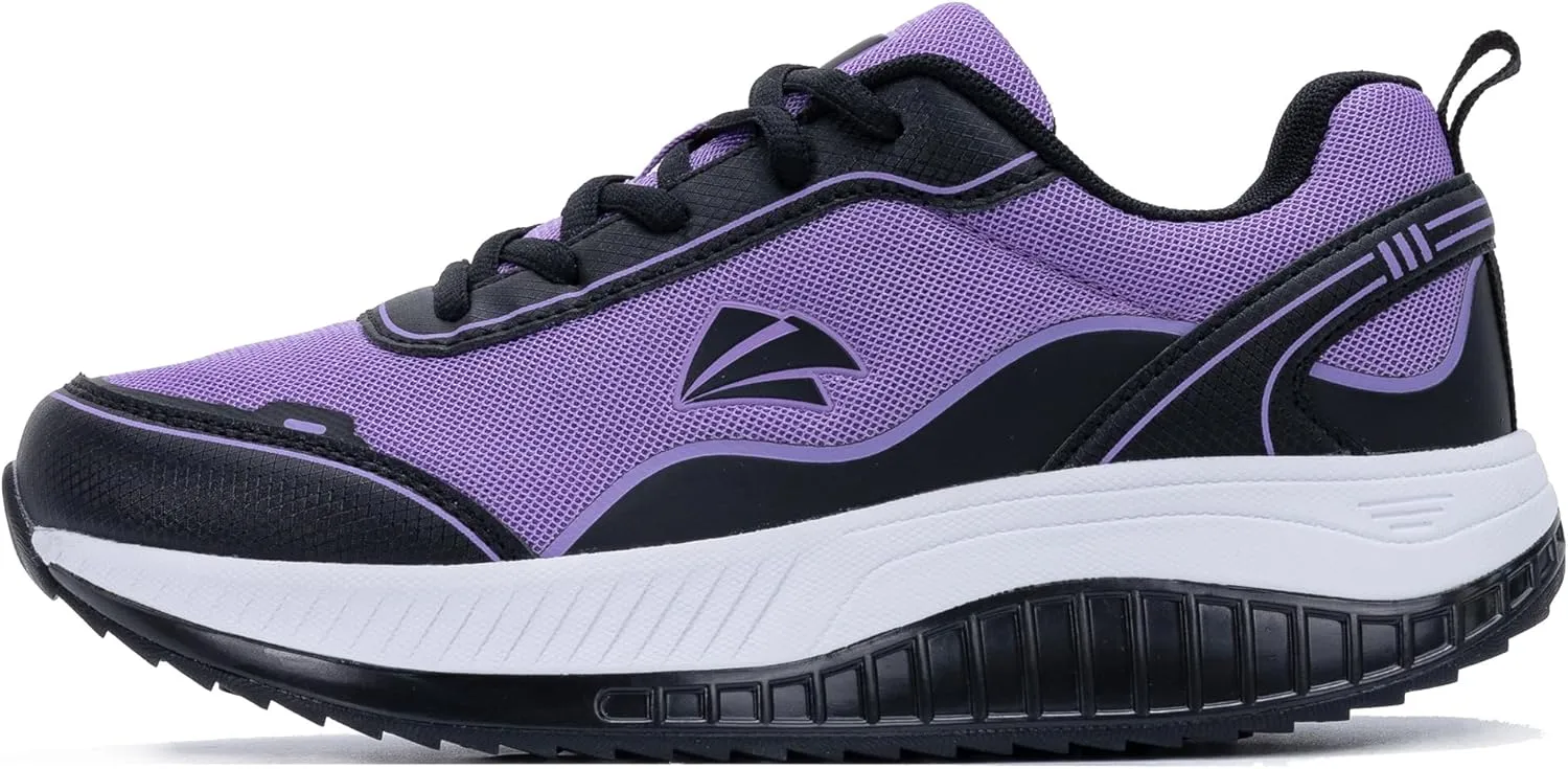 QAUPPE Womens Walking Shoes with Arch Support Wide Orthotic Athletic Sneakers Plantar Fasciitis Tennis for Heel and Foot Pain Relief
