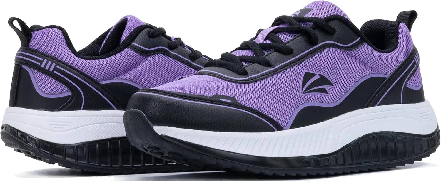 QAUPPE Womens Walking Shoes with Arch Support Wide Orthotic Athletic Sneakers Plantar Fasciitis Tennis for Heel and Foot Pain Relief