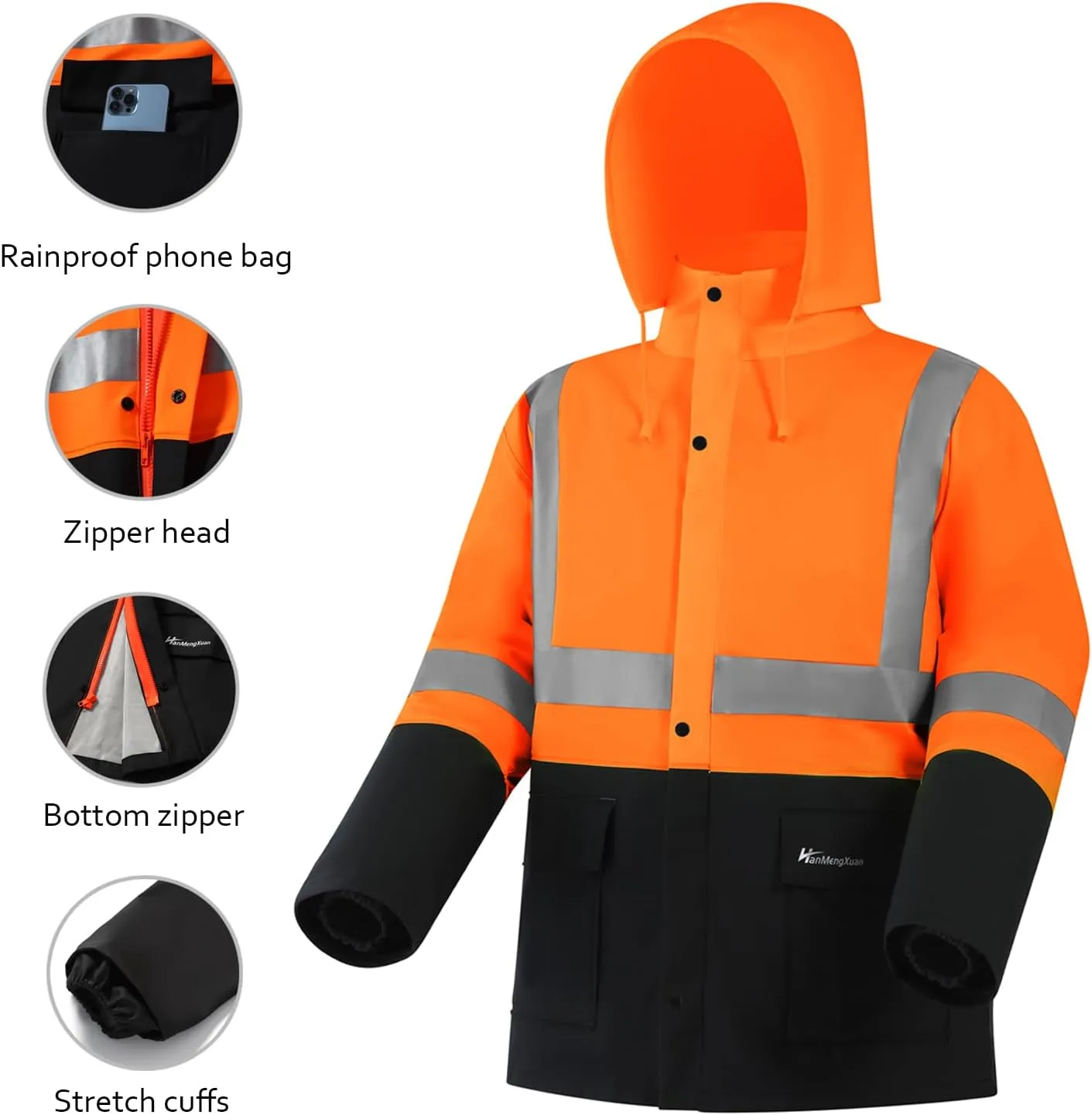 Rain Suit Waterproof Jacket and Trouser Suit Raincoat for Men and Women Outdoor All-Sport