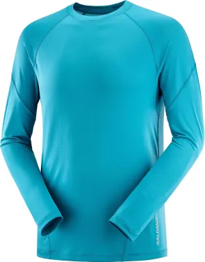 Salomon Men’s Cross Run T-Shirt, Quick-Drying Long Sleeve Workout Shirt for Road Running