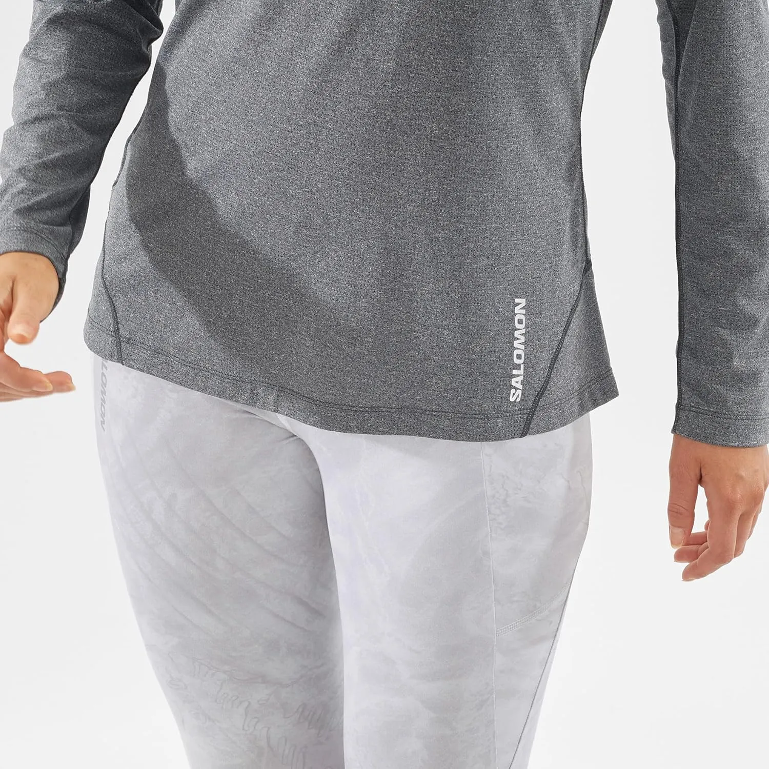 Salomon Women’s Cross Run, Quick-Drying Long Sleeve Workout Tee for Road Running