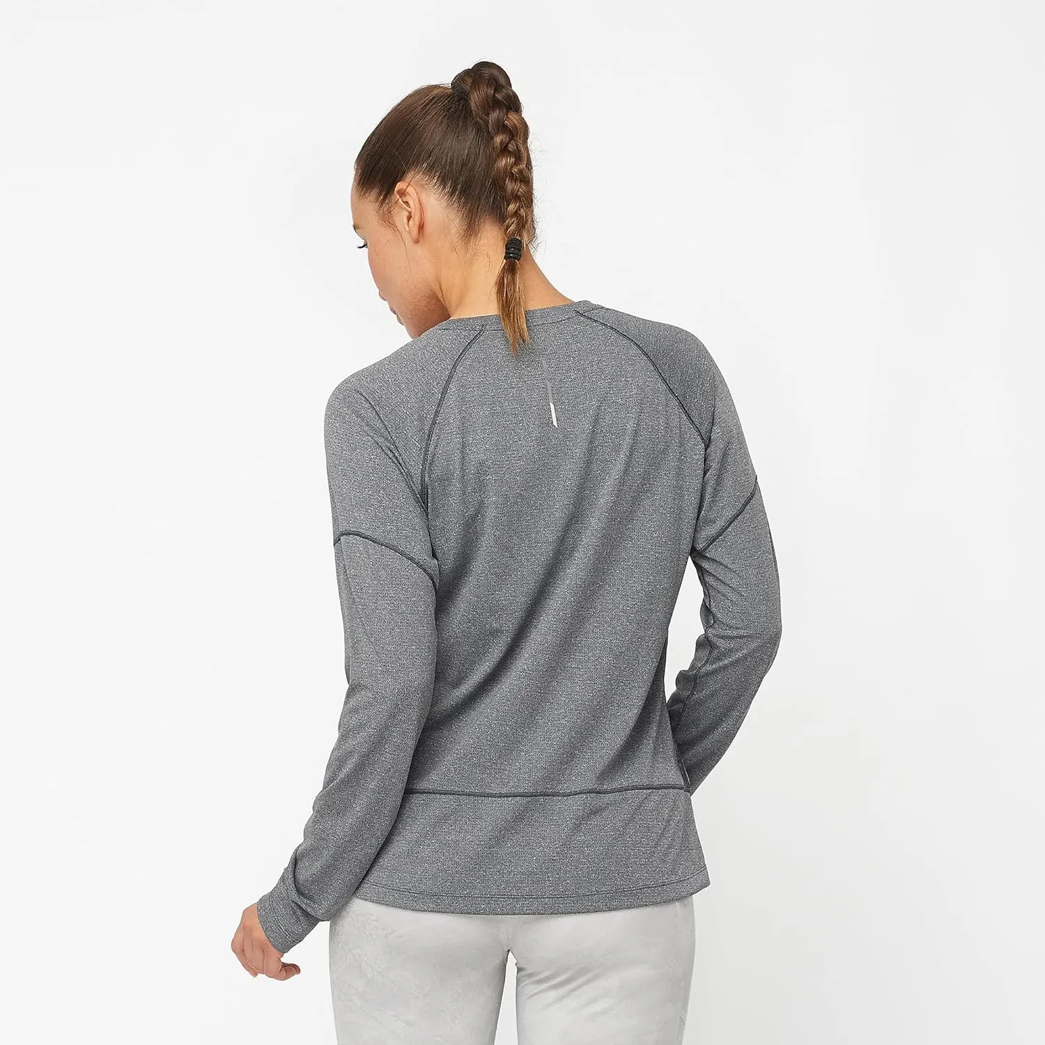 Salomon Women’s Cross Run, Quick-Drying Long Sleeve Workout Tee for Road Running