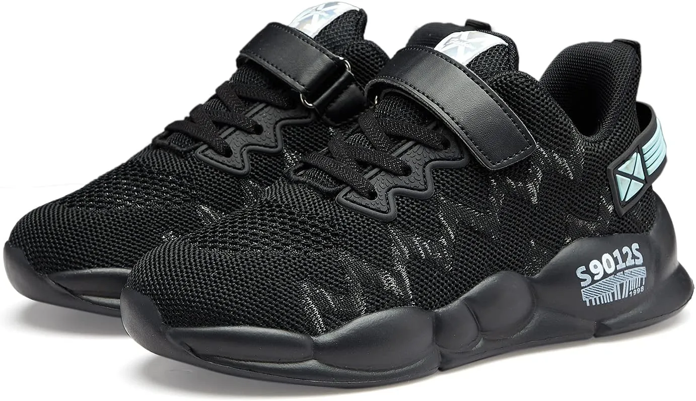 Santiro Kids Tennis Shoes for Boys Sneakers Breathable Lightweight Girls Running Shoes