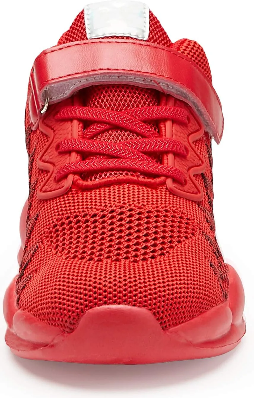 Santiro Kids Tennis Shoes for Boys Sneakers Breathable Lightweight Girls Running Shoes