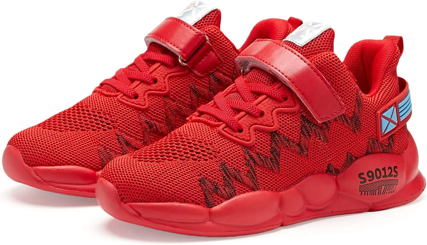Santiro Kids Tennis Shoes for Boys Sneakers Breathable Lightweight Girls Running Shoes