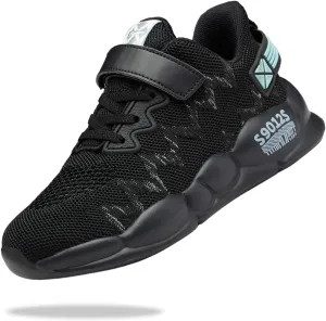 Santiro Kids Tennis Shoes for Boys Sneakers Breathable Lightweight Girls Running Shoes