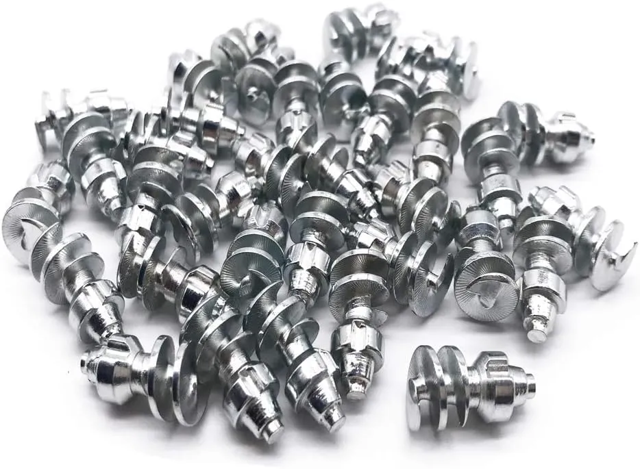 Screw in Tire Stud,Spikes for tire,Marrkey 100PCS Steel Body Carbide Tips [Security Anti-Skid] Wheel Tyre Snow Tire Spikes for Loaders Tractors Skid Steer Tires & Tracks MS1910(8 x 19mm)