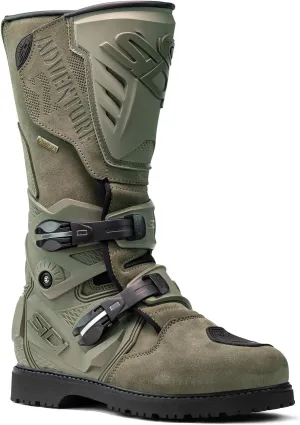 SIDI | Touring Motorcycle Boots, Professional Motocross Boots for Men ADVENTURE 2 GORE-TEX, Micro-Adjustable and Replaceable Buckles, Flex System, Velcro Strap