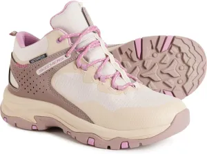 Skechers Women's Relaxed Fit Trego Tuscarora Hiking Boots, Mauve/Natural, 7 M US