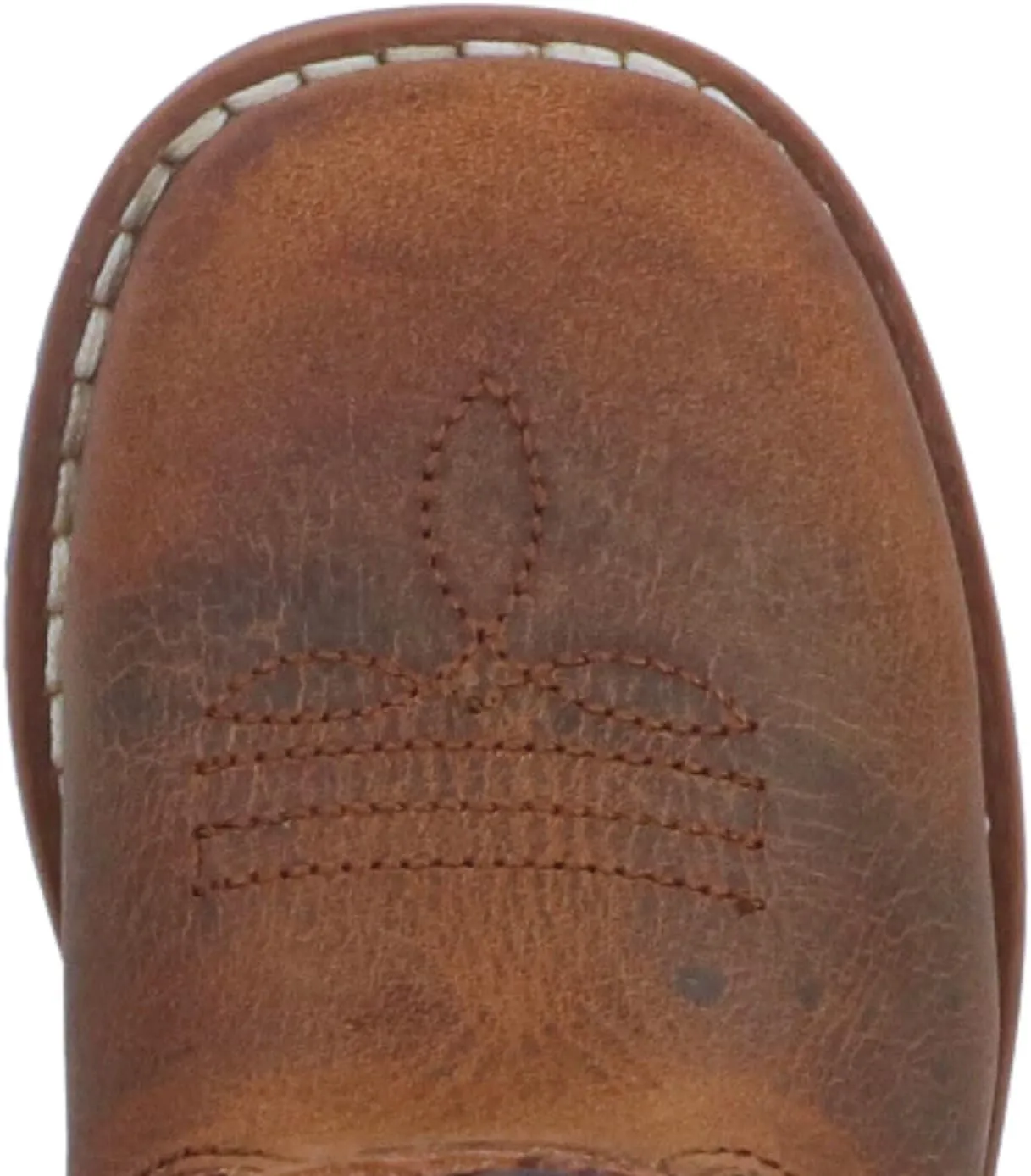 Smoky Mountain Women's Mesa Square Toe Pull On Brown Oil Distressed/Navy Crackle Boots