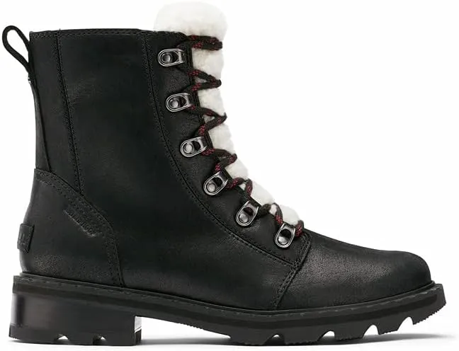 Sorel Women's Lennox Lace Cozy Rain Boot — Waterproof Suede Boots
