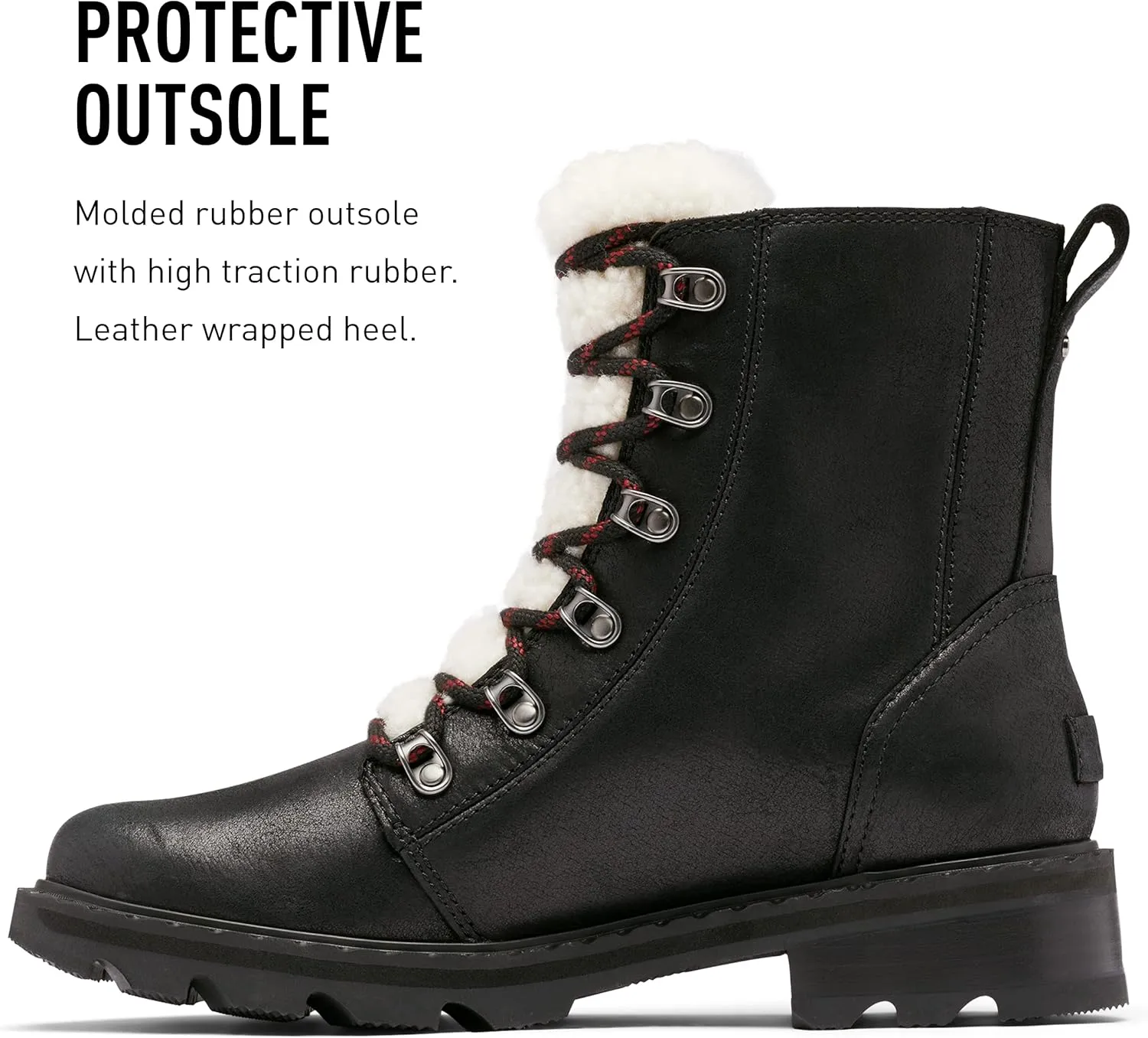 Sorel Women's Lennox Lace Cozy Rain Boot — Waterproof Suede Boots