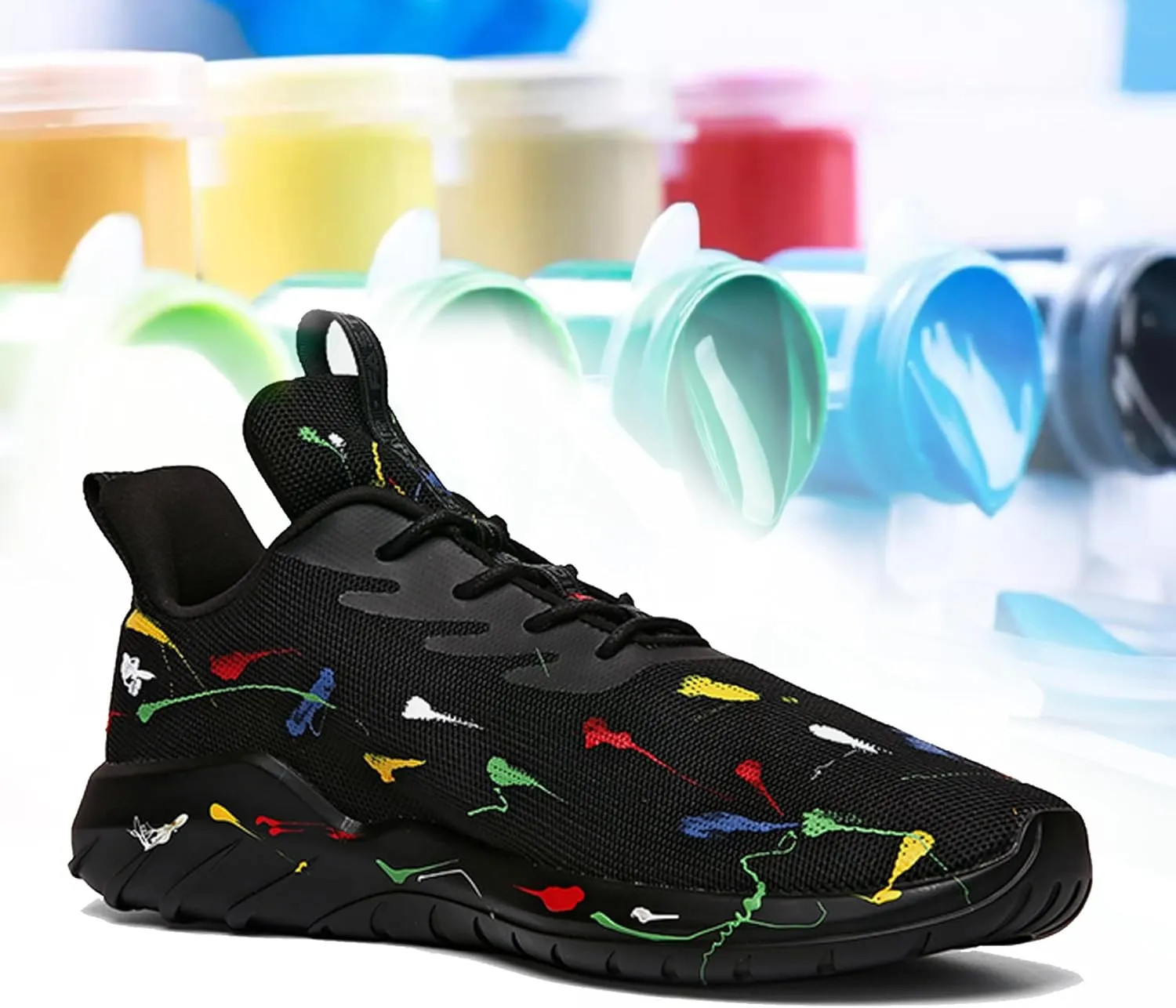 Soulsfeng Kids Tennis Shoes Lightweight Breathable Boys Running Shoe Fashion Walking Sneakers for Girls (Little Kid/Big Kid)