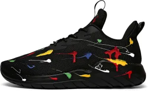Soulsfeng Kids Tennis Shoes Lightweight Breathable Boys Running Shoe Fashion Walking Sneakers for Girls (Little Kid/Big Kid)