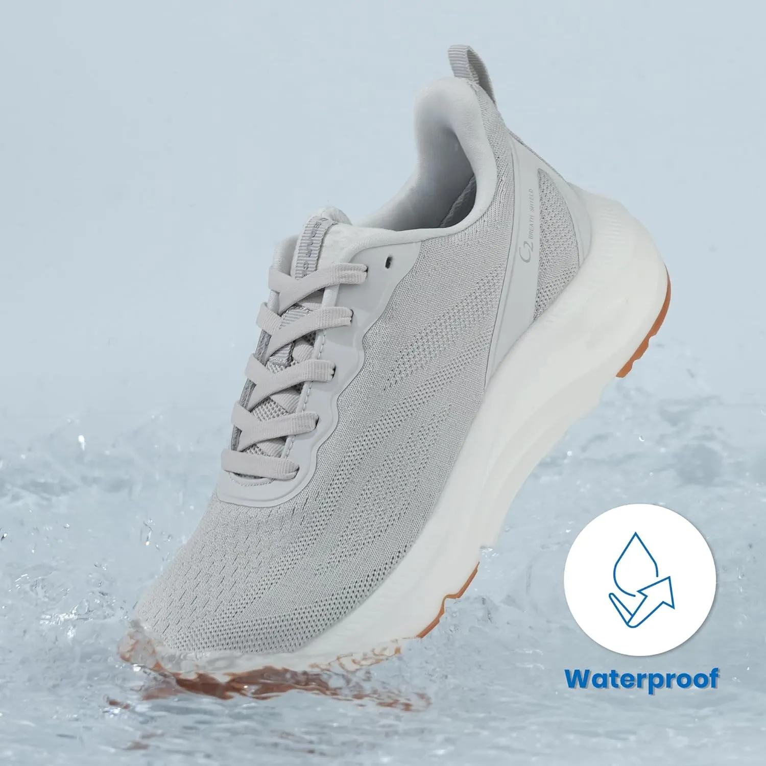 starmerx Women's Waterproof Breathable Utility Sneakers Lightweight Slip-Resistant Walking Shoes for All-Day Comfort