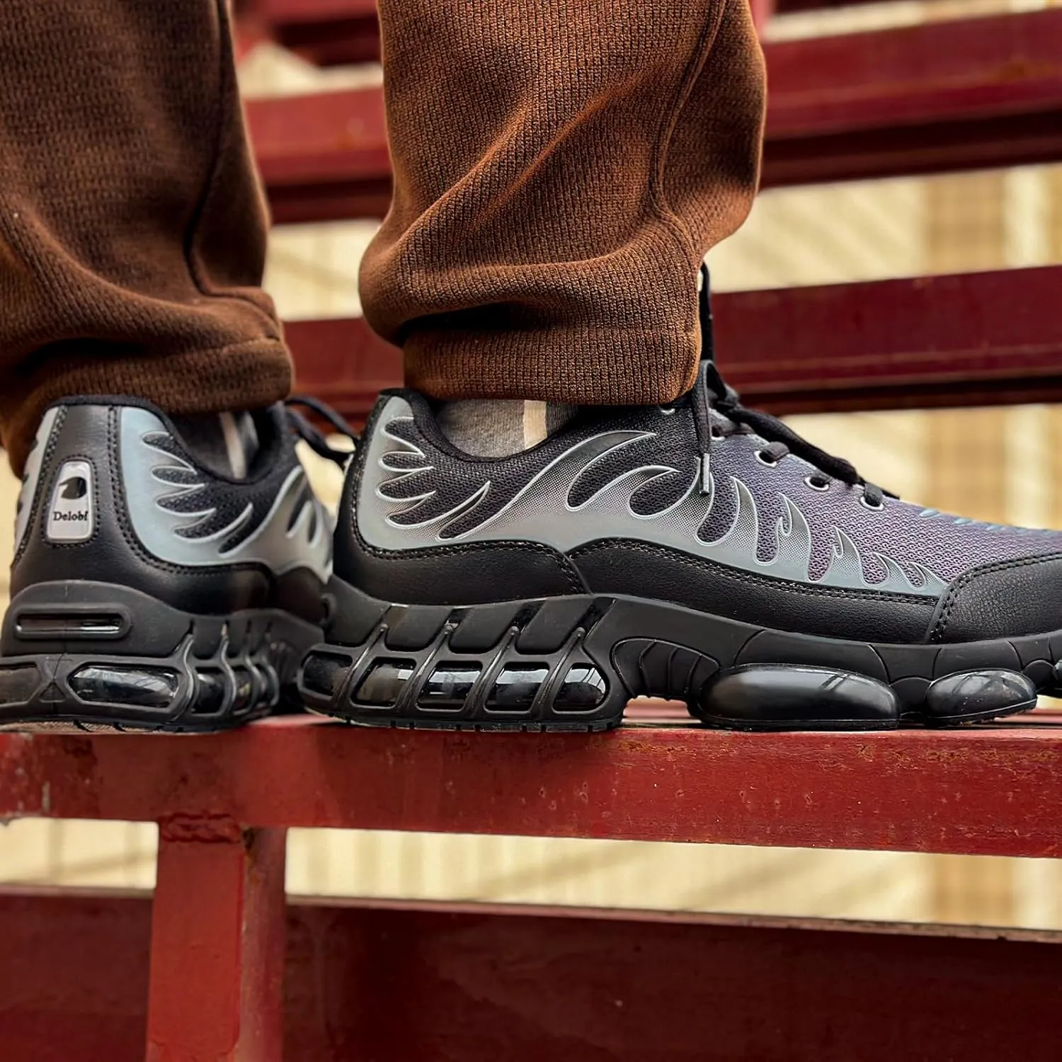 Steel Toe Shoes for Men Lightweight Comfortable Safety Shoes for Men Indestructible Work Shoes for Construction