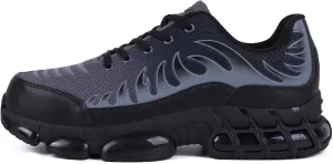 Steel Toe Shoes for Men Lightweight Comfortable Safety Shoes for Men Indestructible Work Shoes for Construction