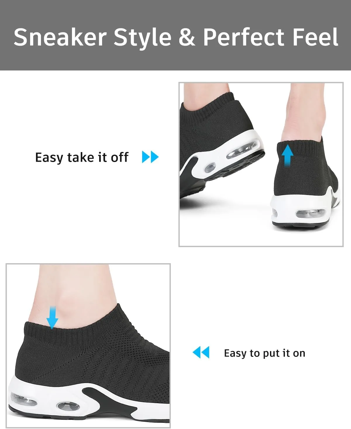 Steel Toe Shoes for Women with Arch Support, Lightweight Comfortable Work Safety Shoes Slip Resistant Indestructible Sneakers