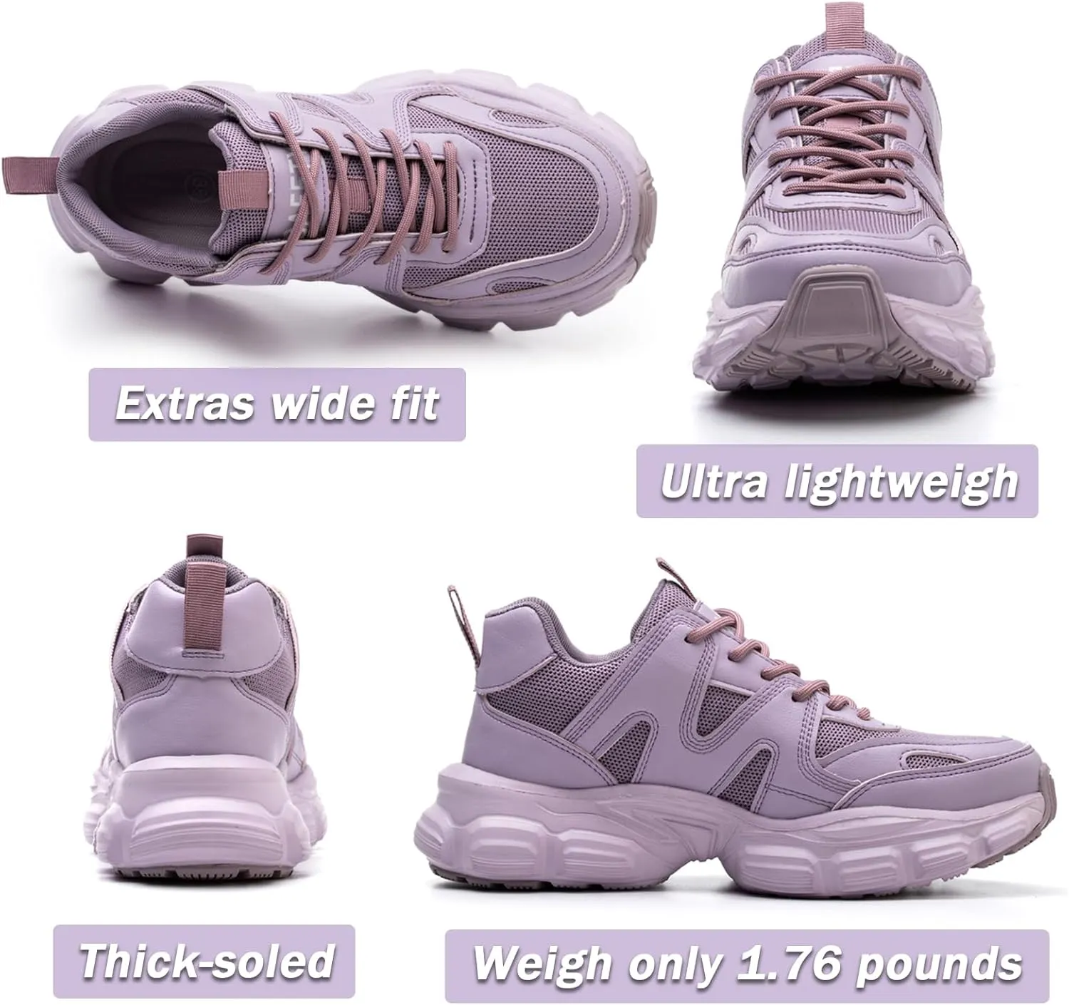Steel Toe Shoes Women Safety Shoes Lightweight Comfortable Non Slip Thickened Sole Puncture Proof Steel Toe Sneakers Women Size 5.5-10