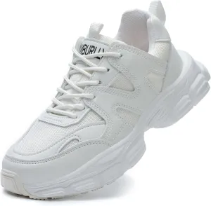 Steel Toe Shoes Women Safety Shoes Lightweight Comfortable Non Slip Thickened Sole Puncture Proof Steel Toe Sneakers Women Size 5.5-10