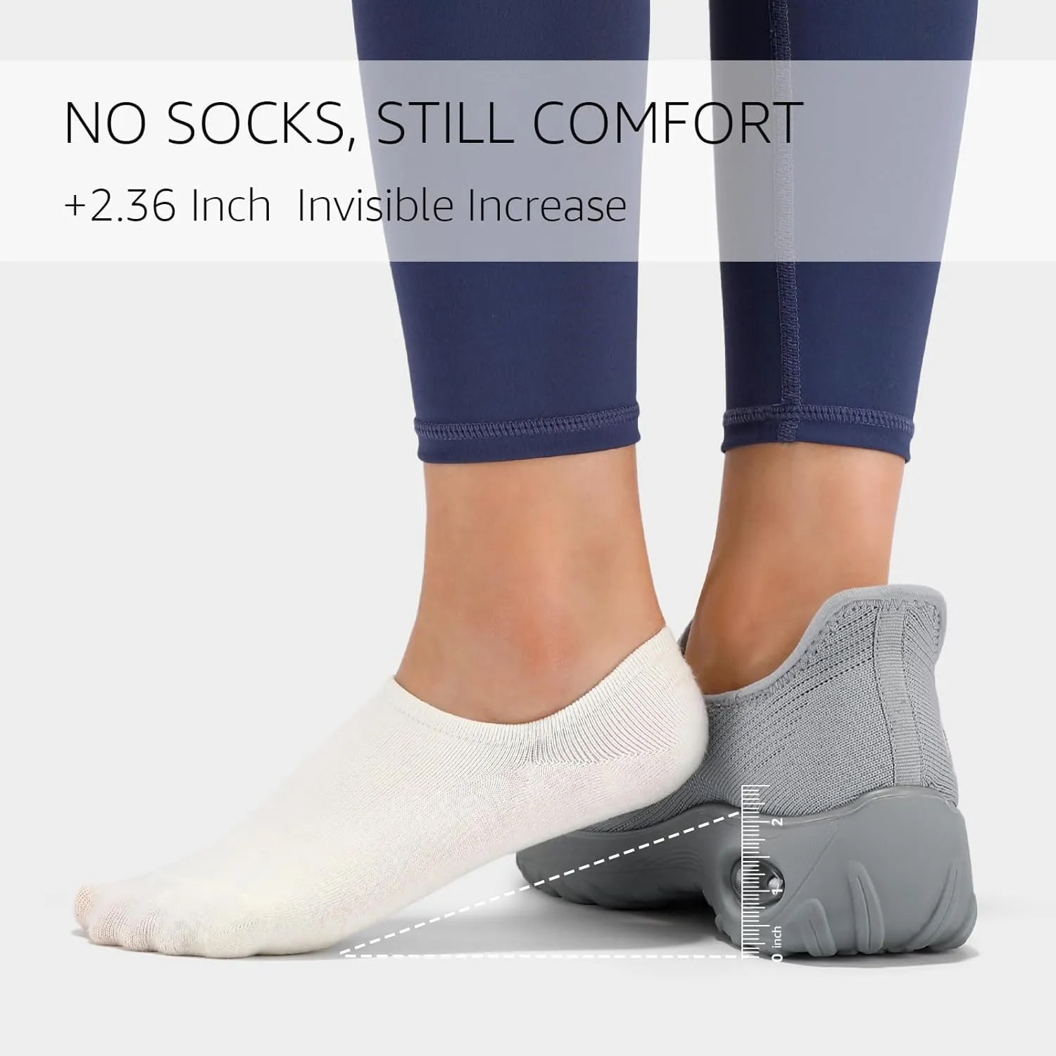 STQ Walking Shoes Women Slip On Sneakers Air Cushion Comfortable Breathable Lightweight Mesh Shoes Shock Absorbing Design Ideal for Plantar Fasciitis All Day Standing