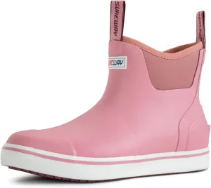 SUREWAY Women's Ankle Fishing Deck Boots for Women,Short Waterproof Neoprene Rubber Rain Boots,Lightweight Garden Work Shoes for Women,Upgraded Slip Resistant,Durable Comfortable