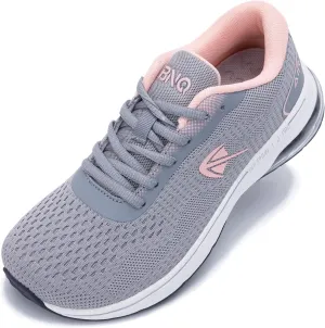 SURRAY Women Wide Toe Box Walking Shoes with Arch Support Air Tennis Running Sneakers Extra Wide Width Woman Shoe for Plantar Fasciitis Flat Foot Heel Pain Relief US Size 6-11