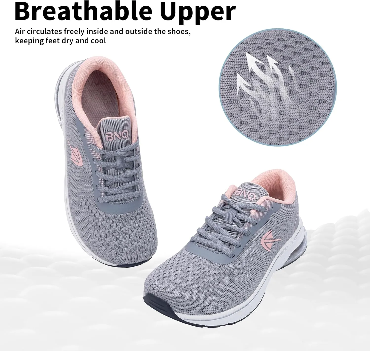 SURRAY Women Wide Toe Box Walking Shoes with Arch Support Air Tennis Running Sneakers Extra Wide Width Woman Shoe for Plantar Fasciitis Flat Foot Heel Pain Relief US Size 6-11