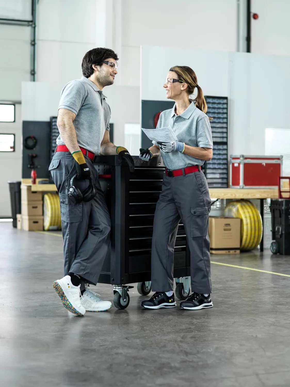 Tempus Safety Work Sneakers for Women - Steel Toe Sneakers, S1, Antistatic and Slip-Resistant with Excellent Comfort