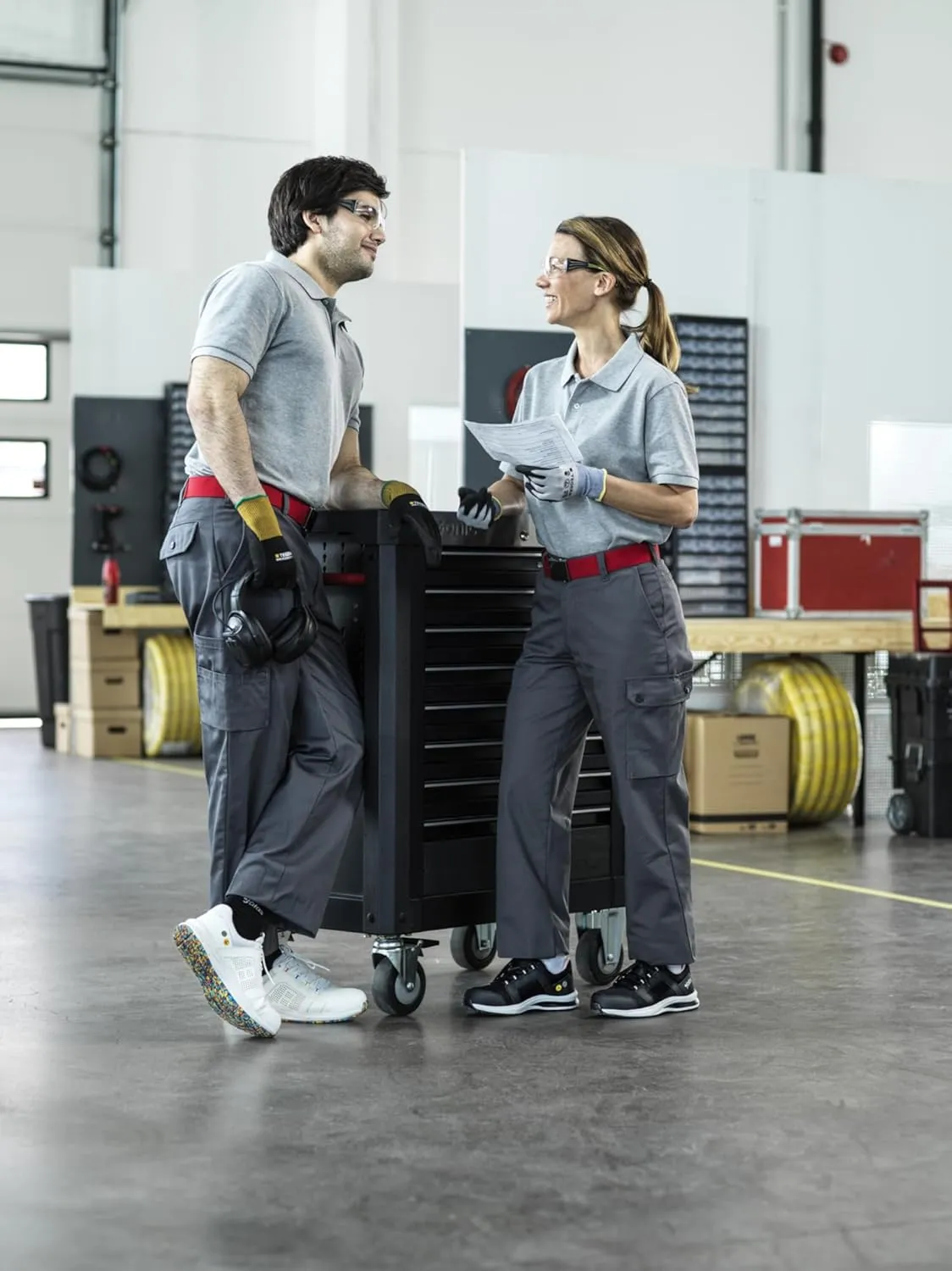 Tempus Safety Work Sneakers for Women - Steel Toe Sneakers, S1, Antistatic and Slip-Resistant with Excellent Comfort