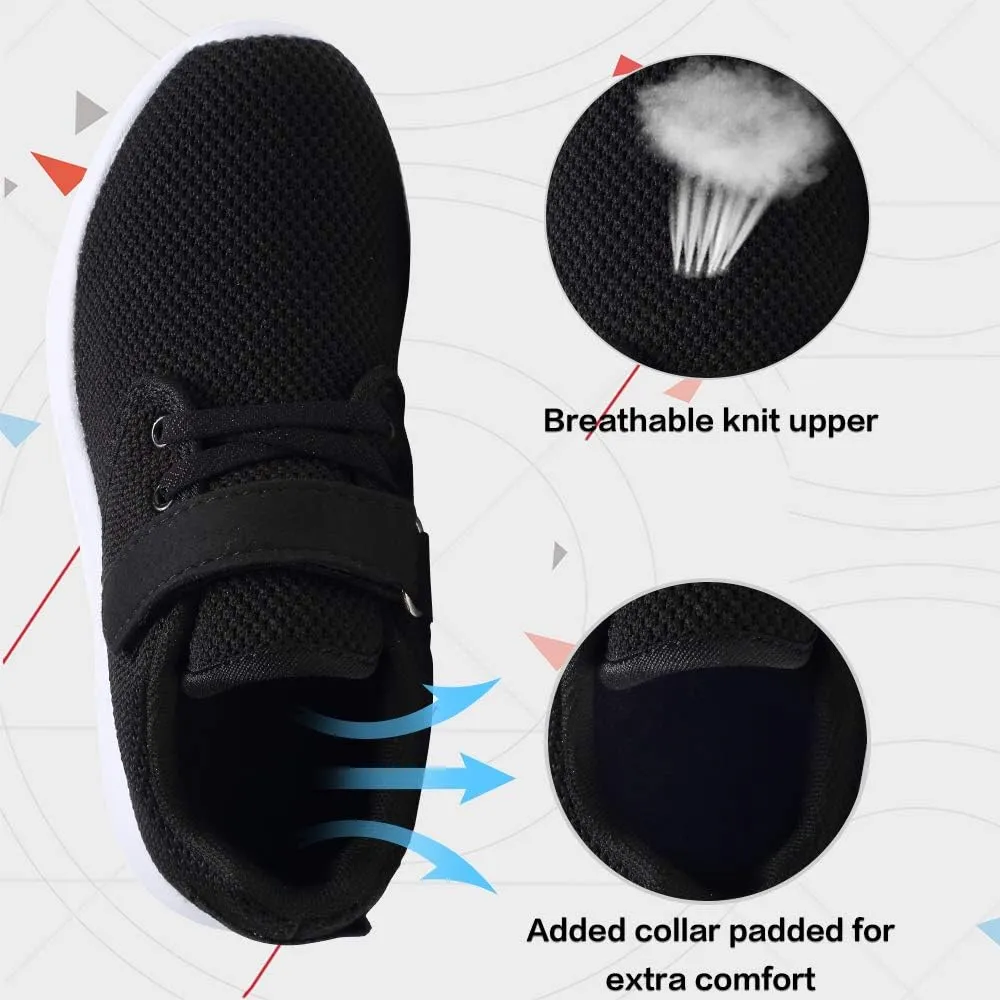 TOEDNNQI Boys Girls Sneakers Kids Lightweight Breathable Strap Athletic Running Shoes for Toddler/Little Kid/Big Kid