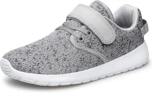 TOEDNNQI Boys Girls Sneakers Kids Lightweight Breathable Strap Athletic Running Shoes for Toddler/Little Kid/Big Kid