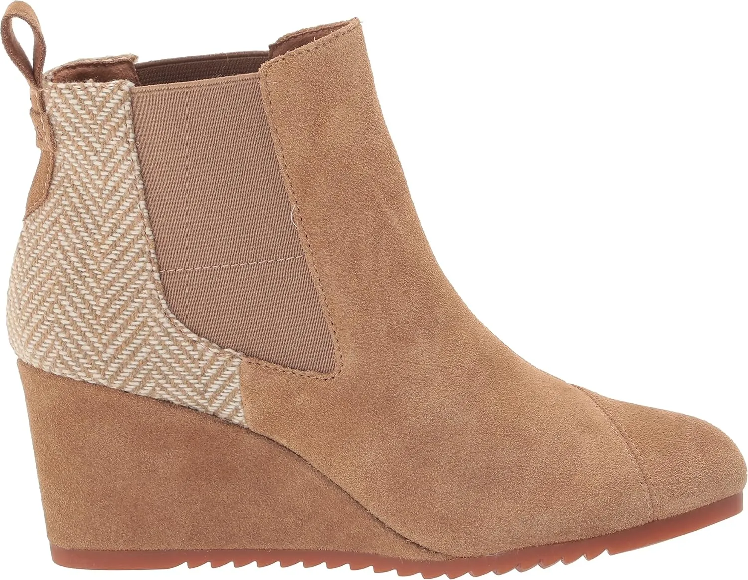 TOMS Women's Bailey Ankle Boots,Suede/Textile/Leather – Booties for Women