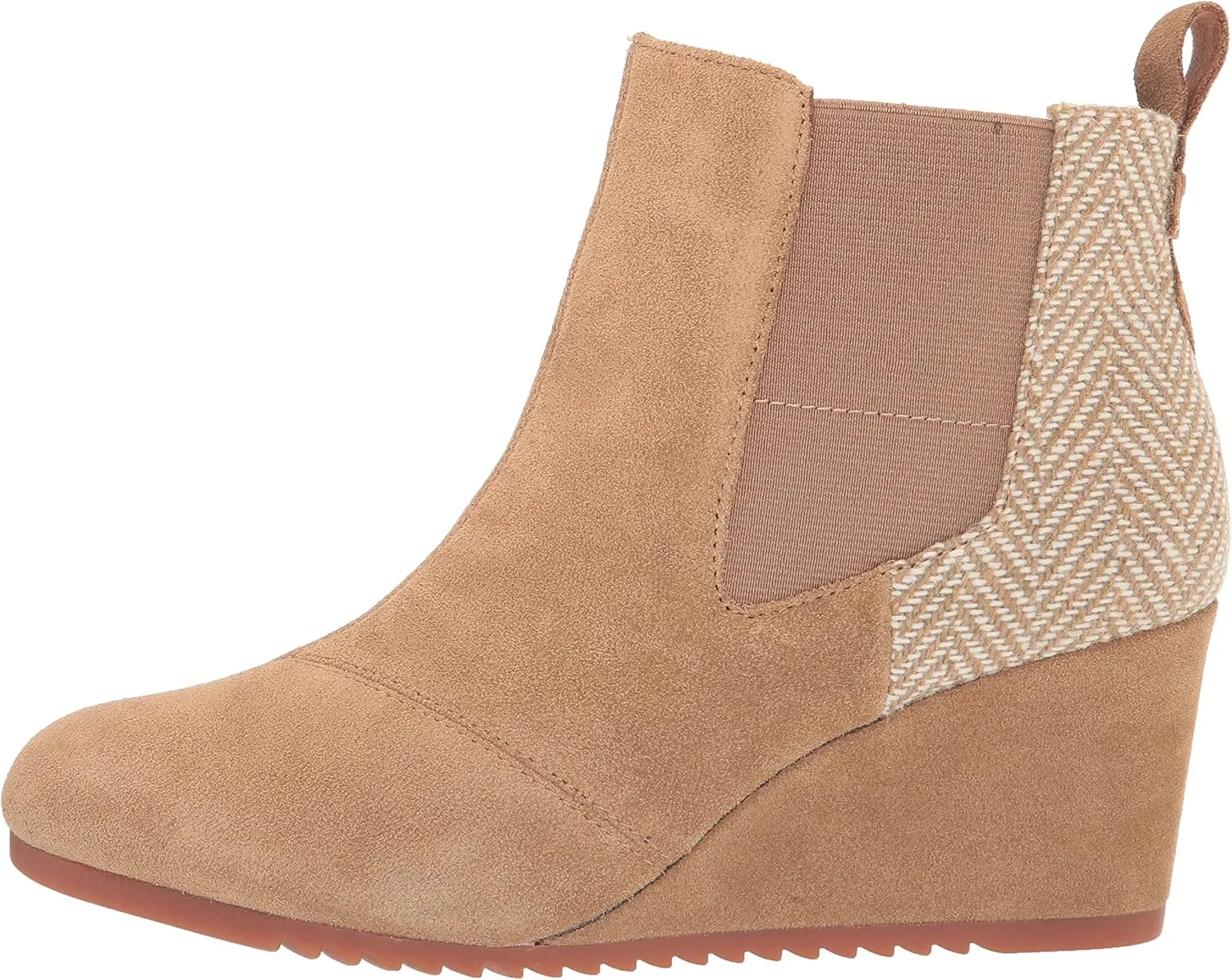 TOMS Women's Bailey Ankle Boots,Suede/Textile/Leather – Booties for Women