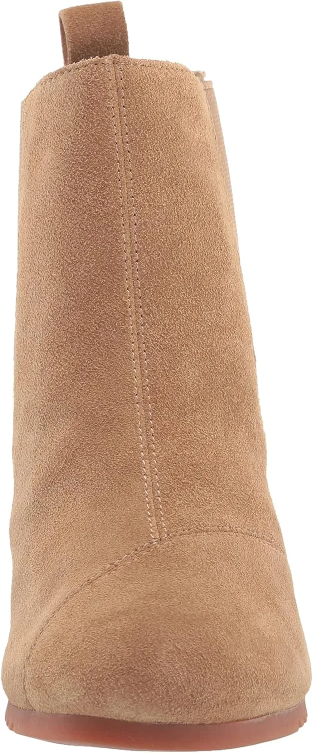 TOMS Women's Bailey Ankle Boots,Suede/Textile/Leather – Booties for Women