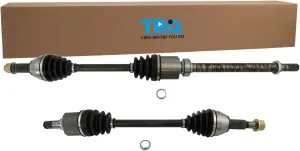 TRQ Front CV Axle Shaft Assembly Set Driver & Passenger Side Compatible with 2013-2018 Nissan Altima