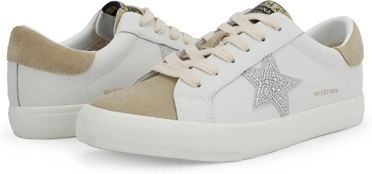 Vintage Havana Grande Women’s Fashion Sneakers | Star Tennis Shoes Womens | Low Top Slip On | Walking Comfortable Casual