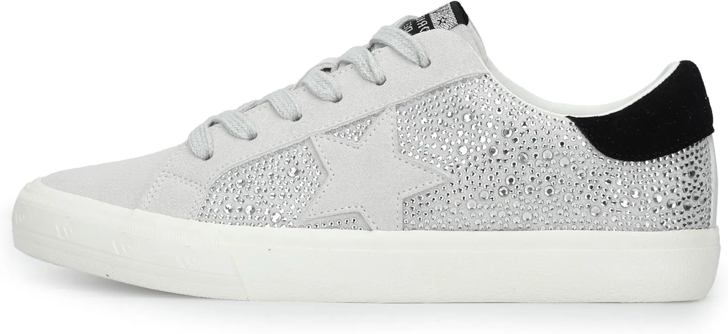 Vintage Havana Grande Women’s Fashion Sneakers | Star Tennis Shoes Womens | Low Top Slip On | Walking Comfortable Casual
