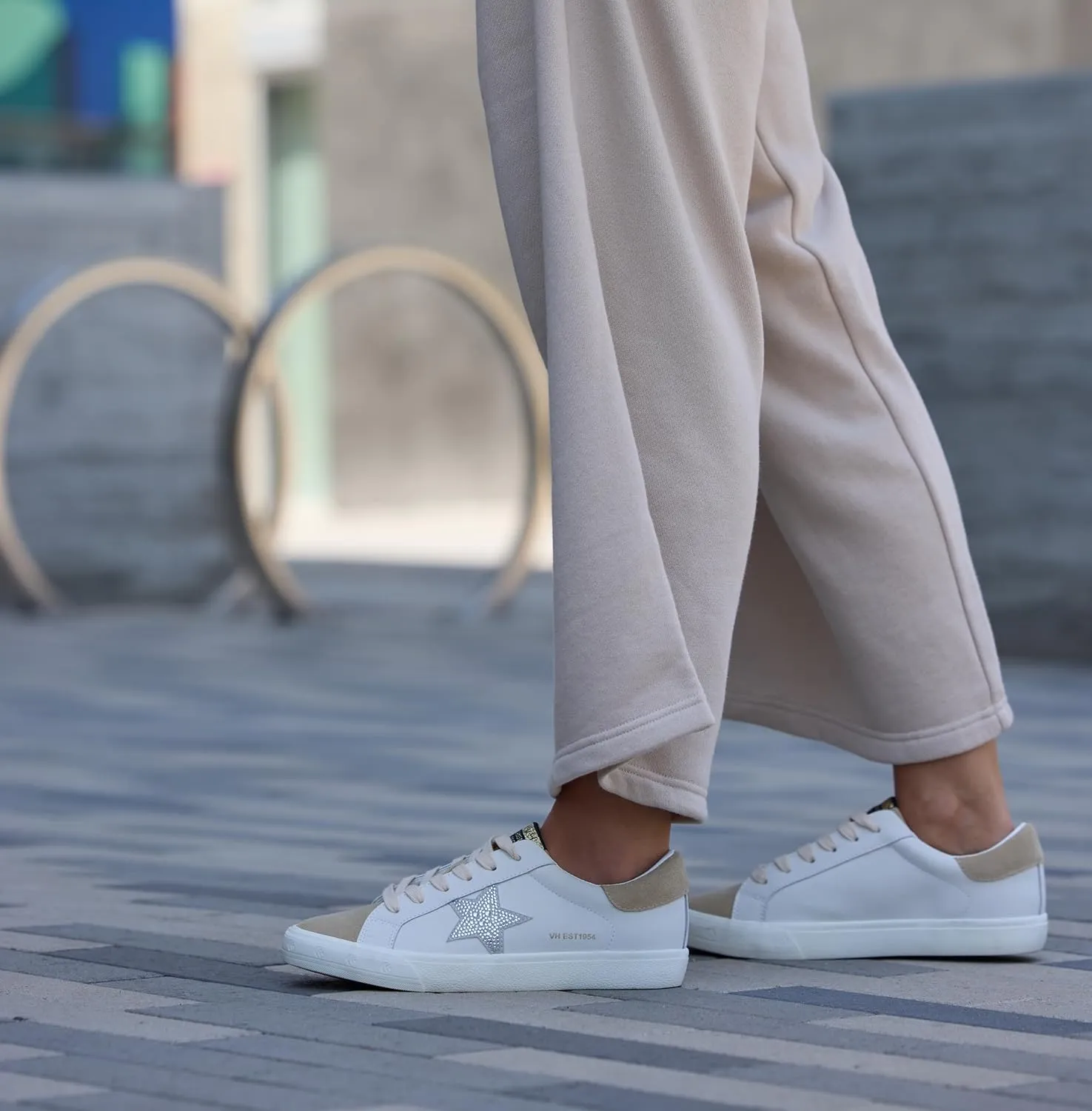 Vintage Havana Grande Women’s Fashion Sneakers | Star Tennis Shoes Womens | Low Top Slip On | Walking Comfortable Casual