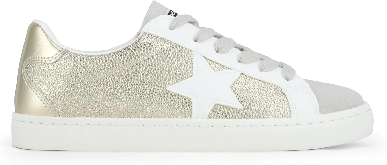 VINTAGE HAVANA Women’s Fashion Sneakers | Casual Lace up Low Top Tennis Shoes | Cute Trendy Dressy Sneakers