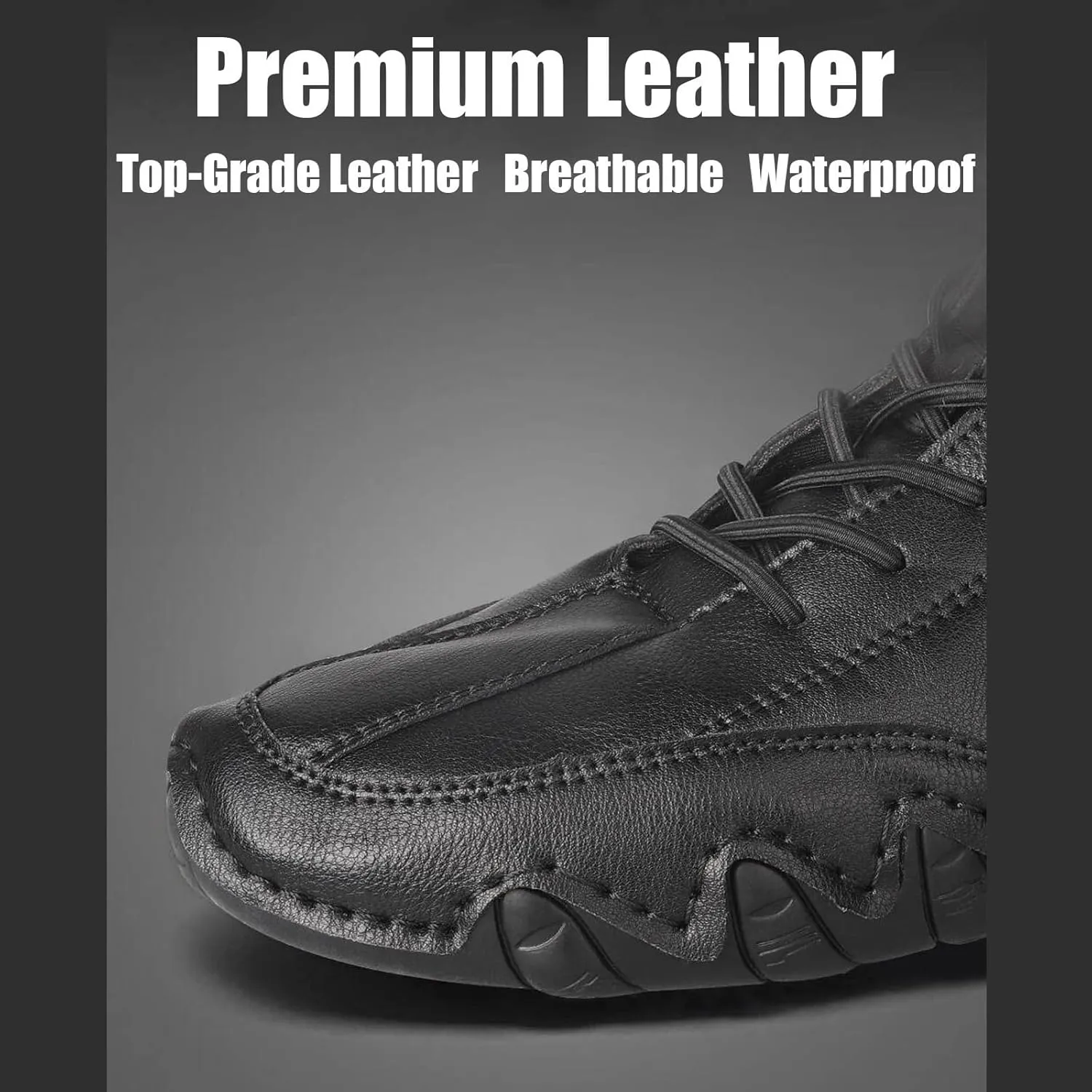 Women Italian Handmade Soft Suede High Boots Outdoor Waterproof Lightweight Ultra-Comfort Beck Shoes Non-Slip Minimalist Casual Sneakers Hiking Barefoot Boots(Black Velvet,US 11)