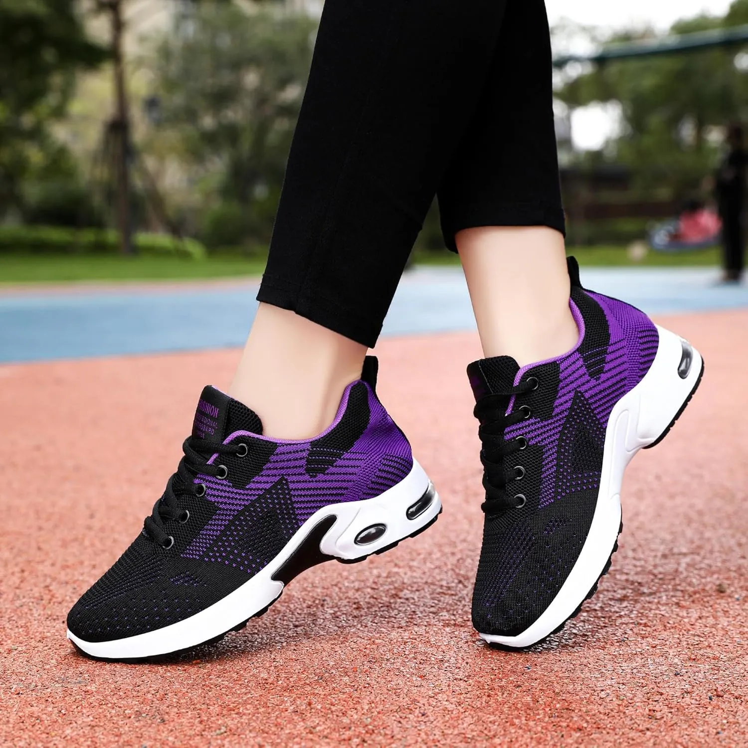 Women's Casual Sneakers – Lightweight, Breathable Non-Slip Walking Shoes for Work, Nursing, Running, and Everyday Use