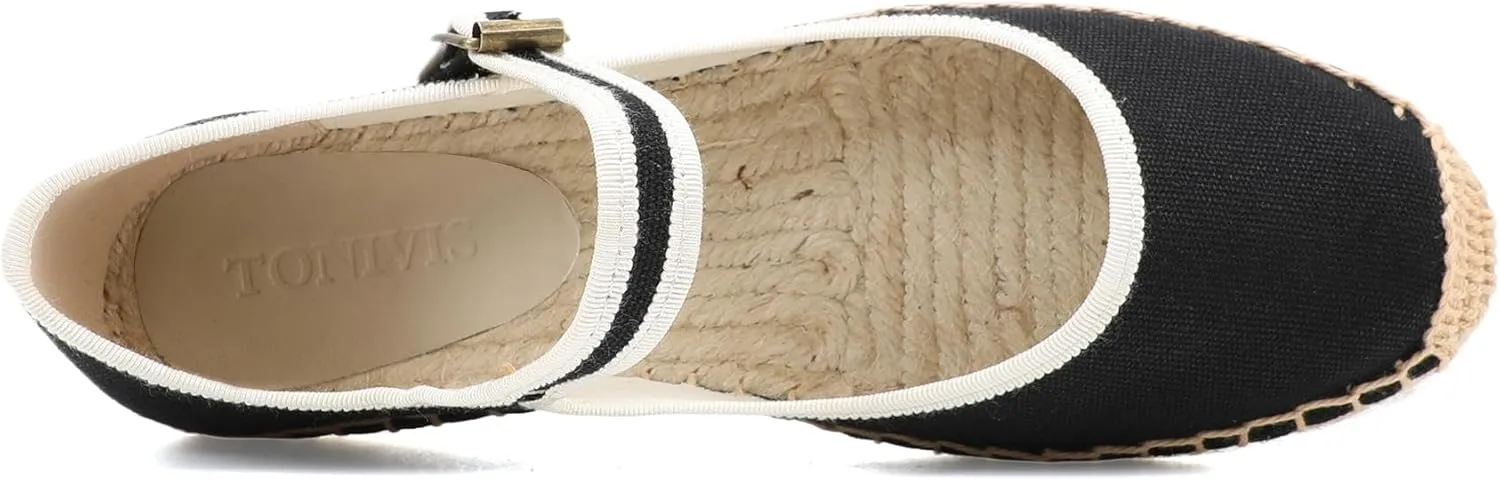 Women’s Espadrilles Breathable Comfortable Flats, Stylish Dress Shoes for All-Day Wear