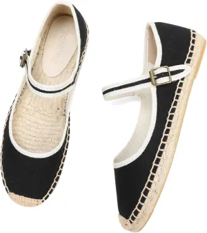 Women’s Espadrilles Breathable Comfortable Flats, Stylish Dress Shoes for All-Day Wear