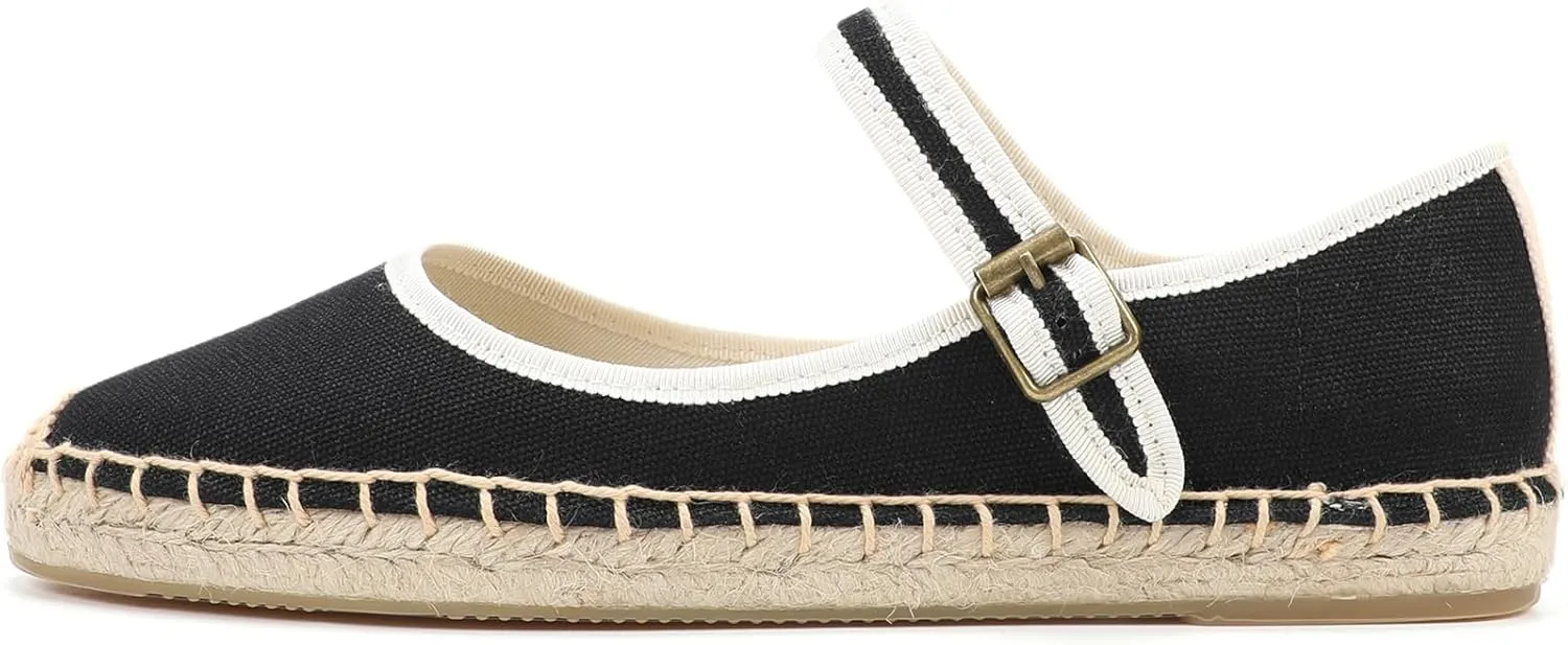Women’s Espadrilles Breathable Comfortable Flats, Stylish Dress Shoes for All-Day Wear