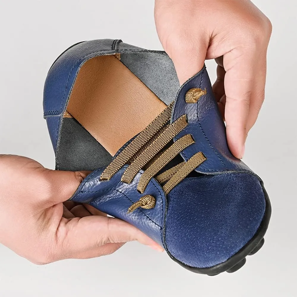 Women's Sneakers Non Slip Shoes Casual Shoes,Lace up Shoes Leather