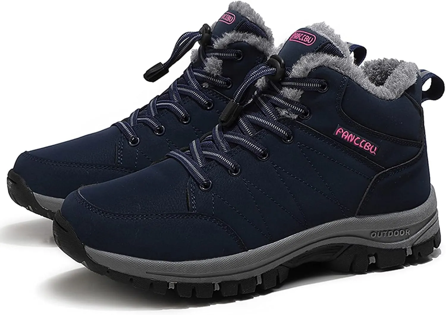 Women's Snow Boots Fur Lined Warm Ankle Boot Waterproof Anti-Slip Winter Outdoor Sports Shoes…