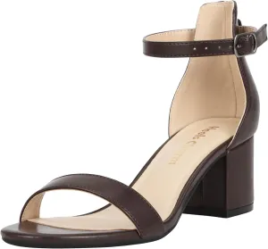 Women's Strappy Chunky Block Low Heeled Sandals 2 Inch Open Toe Ankle Strap High Heel Dress Sandals Daily Work Party Shoes