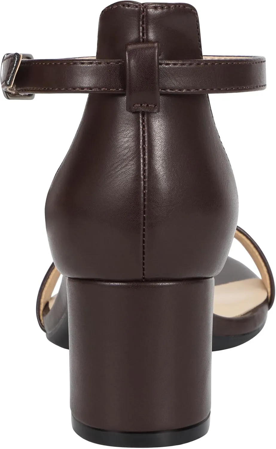 Women's Strappy Chunky Block Low Heeled Sandals 2 Inch Open Toe Ankle Strap High Heel Dress Sandals Daily Work Party Shoes