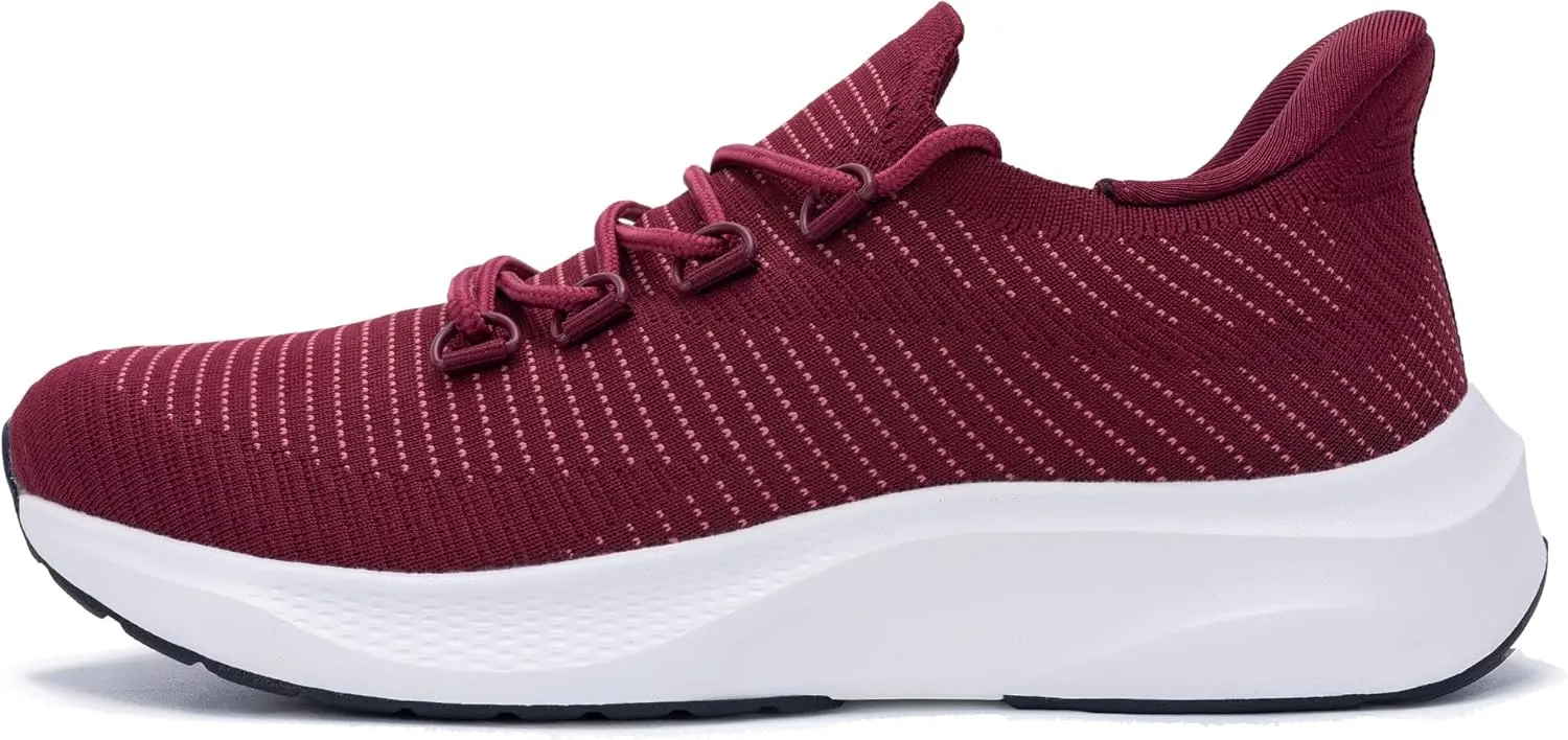 Women's Walking Shoes Slip On Sneakers with Plantar Fasciitis, Easy Put On Tennis Shoes for Ladies Daily Life Lightweight Maternity Casual Shoes